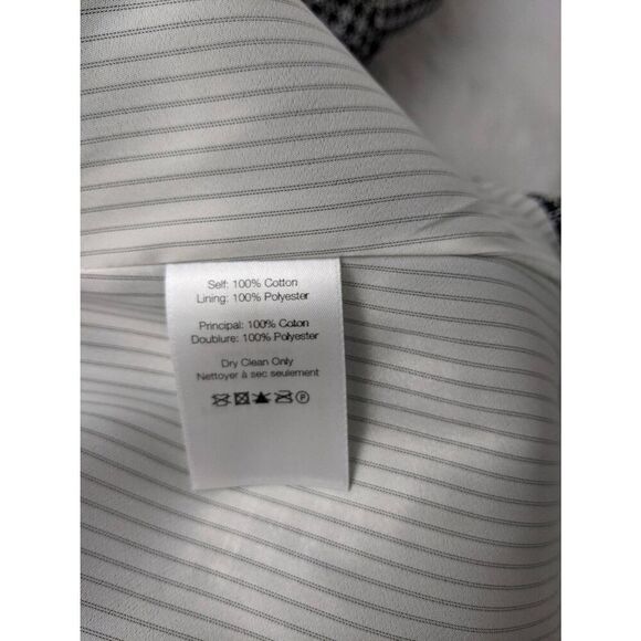 Veronica Beard Classic Long and Lean Dickey Blazer Black & White Jacket Size 10 - Picture 5 of 10